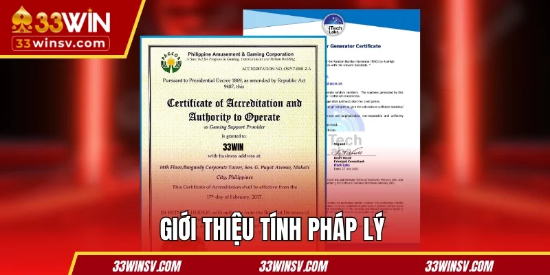 Giới thiệu về 33winsv.com thông qua tính pháp lý